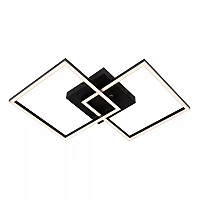 ARIANNE LED CCT square ceiling light 23W black (Lucide)