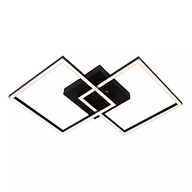 ARIANNE LED CCT square ceiling light 23W black (Lucide)