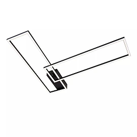 ARIANNE LED CCT rectangular ceiling light 23W black (Lucide)
