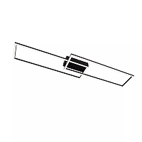 ARIANNE LED CCT rectangular ceiling light 23W black (Lucide)