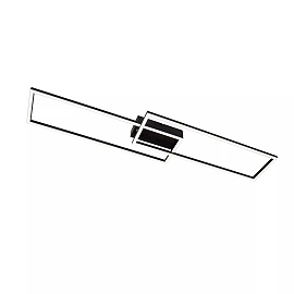 ARIANNE LED CCT rectangular ceiling light 23W black (Lucide)