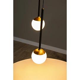 CALINA pendant light 5x8.2W black (Lucide)