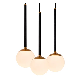 CALINA pendant light 5x8.2W black (Lucide)