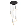 CALINA pendant light 12x7.7W black (Lucide)