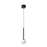 CALINA pendant light 1x7W black (Lucide)