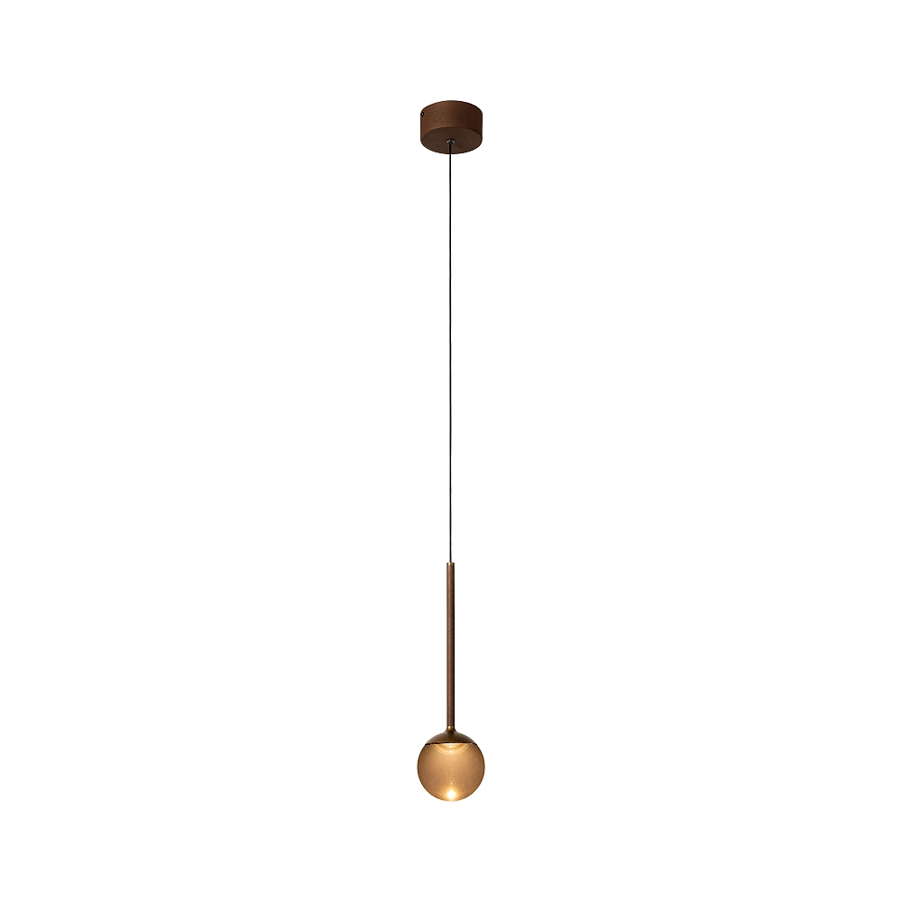 CALINA pendant light 1x7W coffee (Lucide)
