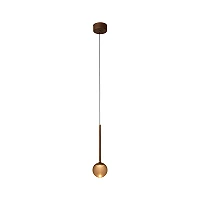 CALINA pendant light 1x7W coffee (Lucide)