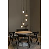 CALINA pendant light 5x7.4W black (Lucide)