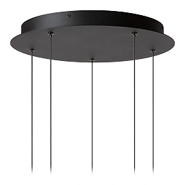 CALINA pendant light 5x7.4W black (Lucide)
