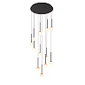 CALINA pendant light 12x7W black (Lucide)