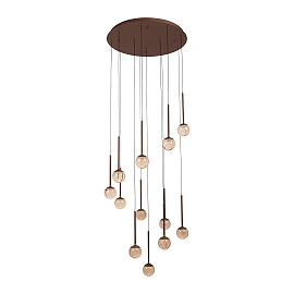 CALINA pendant light 12x7W coffee (Lucide)