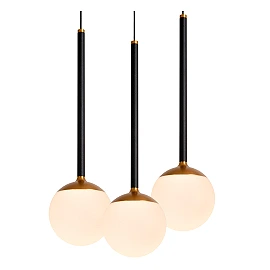 CALINA pendant light 12x7W black linear (Lucide)