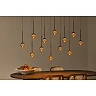 CALINA pendant light 12x7W coffee linear (Lucide)
