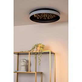 ESTREJA LED CCT ceiling light Ø40 cm 40 W black (Lucide)
