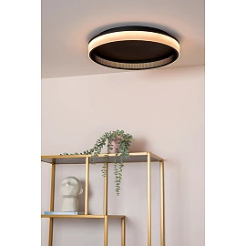 ESTREJA LED CCT ceiling light Ø40 cm 40 W black (Lucide)