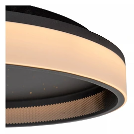 ESTREJA LED CCT ceiling light Ø40 cm 40 W black (Lucide)