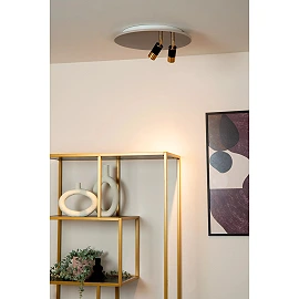 JUBEL LED CCT ceiling light Ø40 cm gun metal (Lucide)