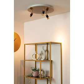 JUBEL LED CCT ceiling light Ø48 cm matt gold / brass (Lucide)