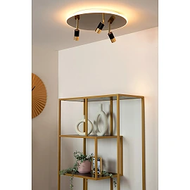 JUBEL LED CCT ceiling light Ø48 cm matt gold / brass (Lucide)