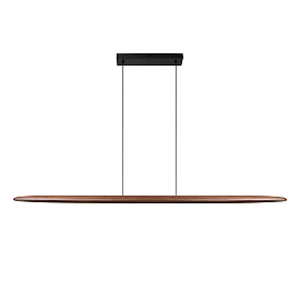 LANGHOLT pendant light 1x28W wood (Lucide)