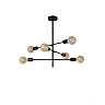 Flush ceiling light "LESTER", 6x E27, metal - 21119-06-30 (Lucide)
