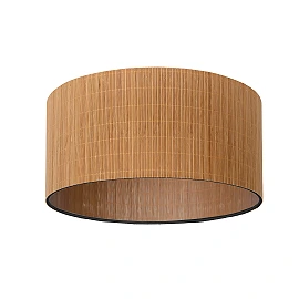 Flush ceiling light "MAGIUS", 1xE27, light wood - rotan - 03129-42-30 (Lucide)