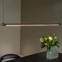 MARNIK — LED pendant 152 cm, 22W CCT 2700–4000K, black (Lucide)