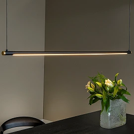 MARNIK — LED pendant 152 cm, 22W CCT 2700–4000K, black (Lucide)