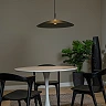MENGA pendant light, smoke grey glass, 60 cm (Lucide)