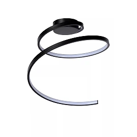 MAXENCE LED 3 StepDim ceiling light Ø46 cm 24 W black (Lucide)
