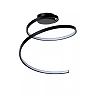MAXENCE LED 3 StepDim griestu lampa Ø46 cm 24 W melna (Lucide)