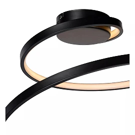 MAXENCE LED 3 StepDim ceiling light Ø46 cm 24 W black (Lucide)