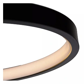 MAXENCE LED 3 StepDim ceiling light Ø46 cm 24 W black (Lucide)