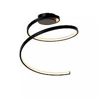 MAXENCE LED 3 StepDim ceiling light Ø46 cm 24 W black (Lucide)