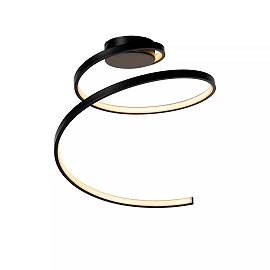 MAXENCE LED 3 StepDim ceiling light Ø46 cm 24 W black (Lucide)
