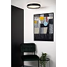 NURIA griestu gaismeklis Ø40 cm LED 24 W 2700K 3-StepDim melns (Lucide)
