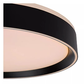 NURIA ceiling light Ø40 cm LED 24 W 2700K 3-StepDim black (Lucide)