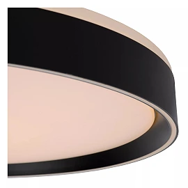 NURIA ceiling light Ø50 cm LED 36 W 2700K 3-StepDim black (Lucide)