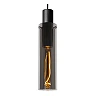 Pendant light "ORLANDO", 1x E27, smoke grey, glass - 74404-01-65 (Lucide)