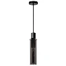 Pendant light "ORLANDO", 1x E27, smoke grey, glass - 74404-01-65 (Lucide)