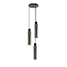 Pendant light "ORLANDO", 3x E27, smoke grey, glass - 74404-13-65 (Lucide)