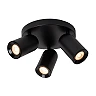 PUNCH — Ceiling light, 3xGU10, Black (Lucide)