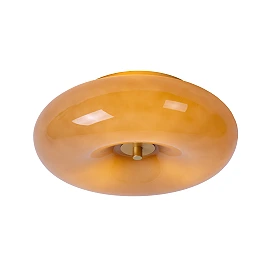 SENTINO — Flush ceiling light, Ø30 cm, 3xG9, Taupe (Lucide)