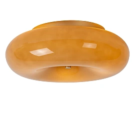 SENTINO — Flush ceiling light, Ø30 cm, 3xG9, Taupe (Lucide)