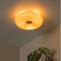 SENTINO — Flush ceiling light, Ø30 cm, 3xG9, Taupe (Lucide)
