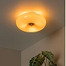 SENTINO — Flush ceiling light, Ø30 cm, 3xG9, Taupe (Lucide)