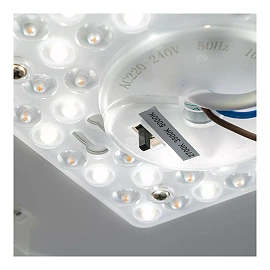 SKETES LED CCT ceiling light Ø45.7 cm 24 W transparent (Lucide)