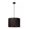 Pendant light "TAGALOG", Ø 40 cm, bamboo, black, 1x E27 - 21429-01-30 (Lucide)