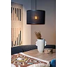 Pendant light "TAGALOG", Ø 40 cm, bamboo, black, 1x E27 - 21429-01-30 (Lucide)