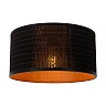 Flush ceiling light "TAGALOG", Ø 40 cm, 1xE27, bamboo, black - 21129-40-30 (Lucide)